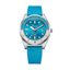 Zegarek męski SQUALE Matic S Light Blue Mosaic Rubber - MATICLBWLB.MRLB