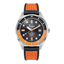 Zegarek męski SQUALE Matic S Orange HydroLeather - MATICBKOBK.RLOR