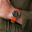 Zegarek męski SQUALE Matic S Orange Mosaic Rubber - MATICBKOBK.MROR